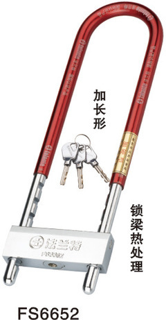 【供應防盜鎖,U型鎖(圖)F6828】價格,廠家,圖片,摩托車防盜鎖/防盜器,溫州市法蘭特鎖業-