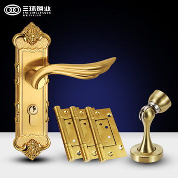 三環(huán)鎖業(yè)年中大促 歐式門鎖三件套直降189元